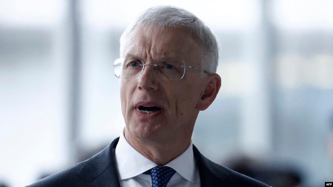 Latvia's Foreign Minister Krisjanis Karins 