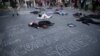 Women participate in a protest against Turkey's withdrawal from Istanbul Convention.