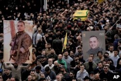 تشییع جنازهٔ علی احمد حسین، از فرماندهان گردان رضوان حزب‌الله لبنان