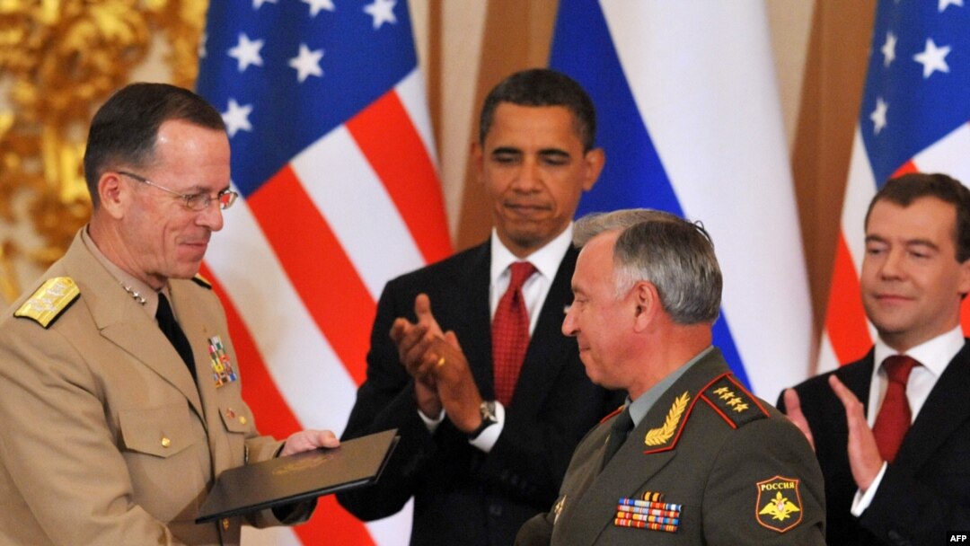 Everyone, including General Makarov (front right) was smiling at the Moscow summit in July.