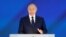 Ресей президенті Владимир Путин жолдау жолдап тұр. Мәскеу, 21 сәуір 2021 жыл.