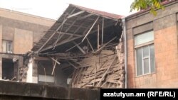 Armenia -- Yerevan's first printing house has been demolished. 28Oct., 2016
