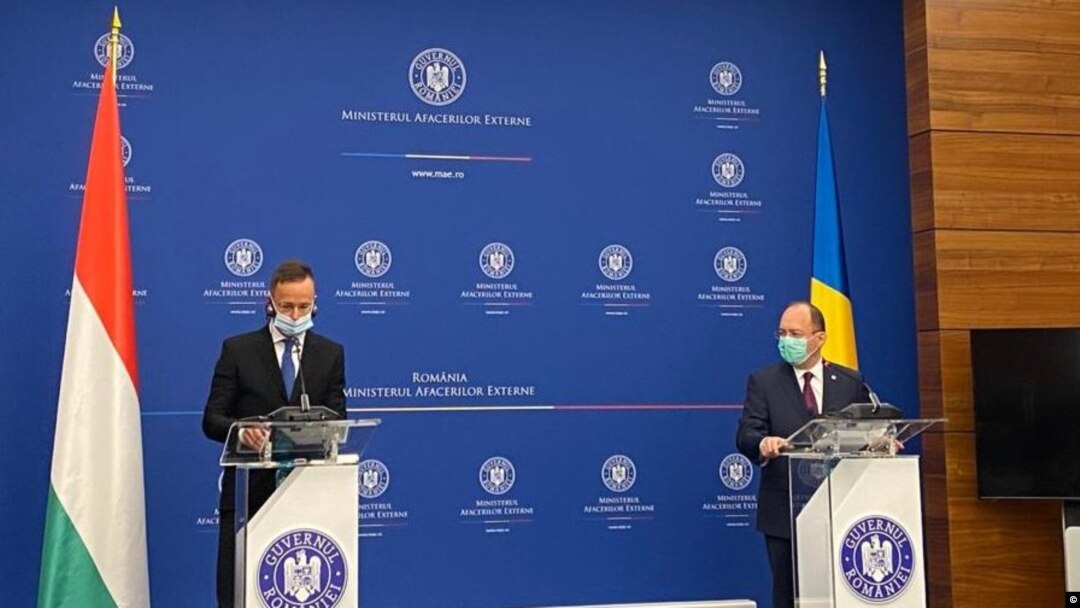 Romania - Press conference Bogdan Aurescu - Peter Szijjarto