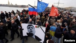 Марш пам'яті Бориса Нємцова. Москва, 1 березня 2015 року