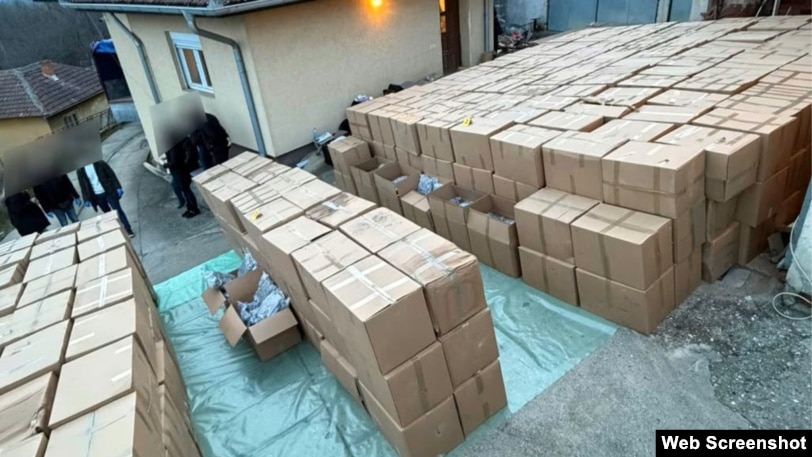 Откриени пакувања со марихуана во Коњух кај Крушевац, Србија, 29 јануари 2026 година.