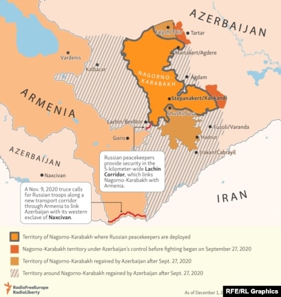 Azerbaijan demands Armenia hand over 8 villages it says are 'under  occupation