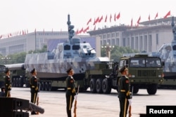 Парад частей Народно-освободительной армии Китая по случаю 80-летия окончания Второй мировой войны. Пекин, 3 сентября 2025 года