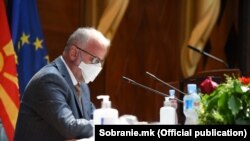 Архива : Талат Џафери - претседател на Собранието на Република Северна Македонија.