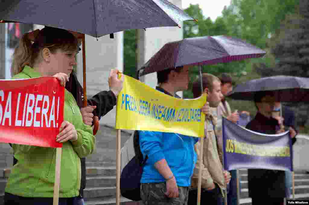 Demonstraţie pentru libertatea presei