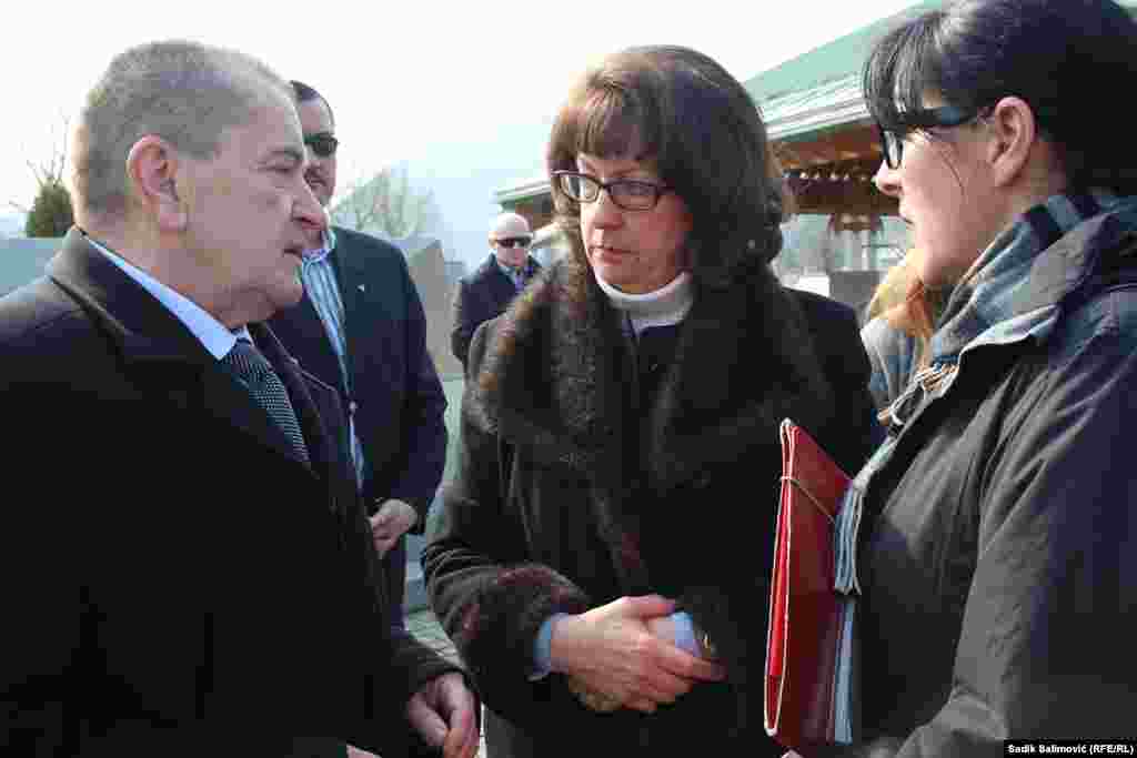 US Ambassador Maureen Cormack visited the Potocari Memorial Center in Srebrenica