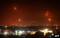 Ракеты, запушчаныя ХАМАСам з сэктару Газа ў Ізраіль