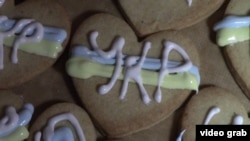 Biscuiţii făcuţi de Sofia Marcenko pentru parotestatarii de pe Euromaidan