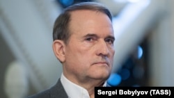 Viktor Medvedchuk heads two political organizations that many in Ukraine consider to be pro-Kremlin. (file photo)