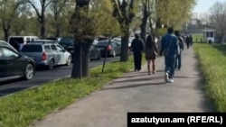 Խցանումը Երևանի Իսակովի պողոտայում, 17-ը ապրիլի, 2026թ.