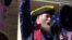 Video grab, source: Reuters. Pro Trump protester in Lansing, Michigan. 7, November