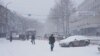 Снег в Симферополе, архивное фото