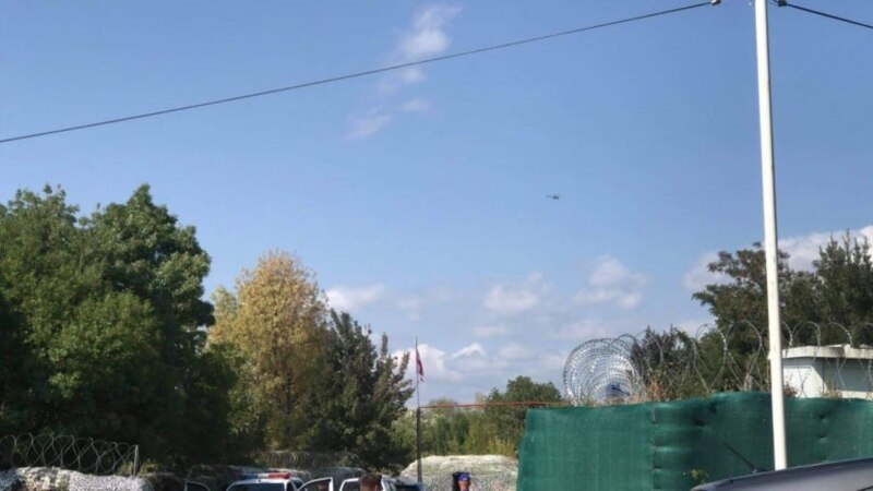 Российский вертолёт пролетел близ Эргнети, где проходит встреча в рамках МПИР