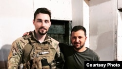 Напередодні контрнаступу на Бахмутському напрямку 5 ОШБР відвідав президент Володимир Зеленський, весна 2023 року