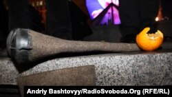 Празднование Дня свободы на площади Независимости в Киеве