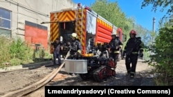 Ліквідація пожежі на території заводу у Львові, 22 серня 2026 року