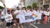 Editia 2019 a marșului Bucharest Pride organizat de asociatia ACCEPT pentru apărarea şi promovarea drepturilor LGBTQ+ în București, 22 iunie 2019. În raport, firma Accenture este dată ca exemplu pozitiv pentru integrare și toleranță