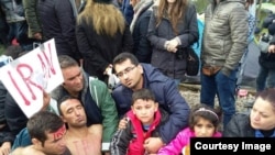 پناهجویان ایرانی در مرز یونان-مقدونیه