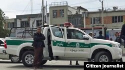 Полицейский автомобиль в иранском городе Бане. Иллюстративное фото.