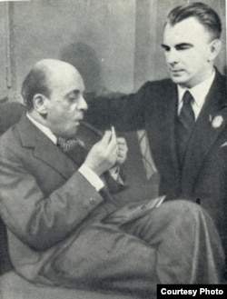 Павел Антокольский и Владимир Луговской, 1940.