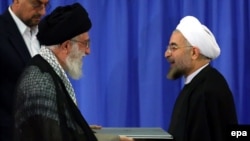 Ali Khamenei və Hassan Rouhani