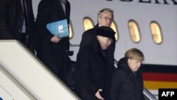 Самолет Ангелы Меркель приземлился во Внуково в 17.55 6 февраля 2015
