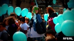 Kosovo - Marching for autism