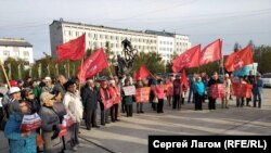 Митинг против пенсионной реформы в Якутске, архивное фото