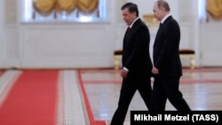 5-апрелде Өзбекстандын мамлекет башчысы Шавкат Мирзиёев Орусиянын президенти Владимир Путин менен Кремлде жолукту. 