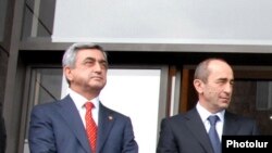 Сэрж Саргсьян і Робэрт Качар’ян