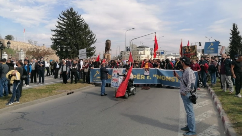 Протестен марш против пресудите во Монструм од Чаир до Владата