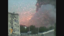 Dramatic New Footage Of Turkmen Depot Blasts