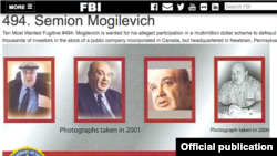 Semion Moghilevici, prinr sceen de pe site-ul FBI