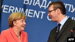 Angela Merkel i premijer Srbije Aleksandar Vučić