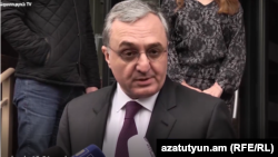 Министр иностранных дел Армении Зограб Мнацаканян, Ереван, 16 января 2020 г.
