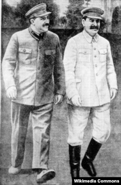 Иосиф Сталин и Лазарь Каганович