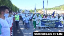 Marš mira stiže u Potočare