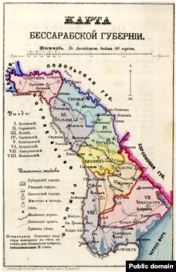 Harta guberniei Basarabia