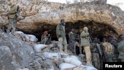 Puntland security forces in January capture an IS base in Cal Miskaad Mountains in Somalia, site of a U.S. air strike on February 1.