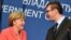 Da li EU gleda kroz prste premijeru Srbije: Nemačka kancelarka Angela Merkel i predsednik srpske Vlade Srbije Aleksandar Vučić