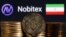 Iran - Representations of cryptocurrency Binance are seen in front of displayed Nobitex logo and Iran flag in this illustration taken November 3, 2022. 