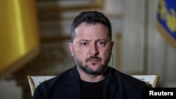 ვოლოდიმირ ზელენსკი, უკრაინის პრეზიდენტი "როიტერსთან" ინტერვიუს დროს (არქივის ფოტო)