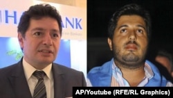 Turkish-Iranian businessman Reza Zarrab (right) and banker Mehmet Hakan Atilla (combo photo)