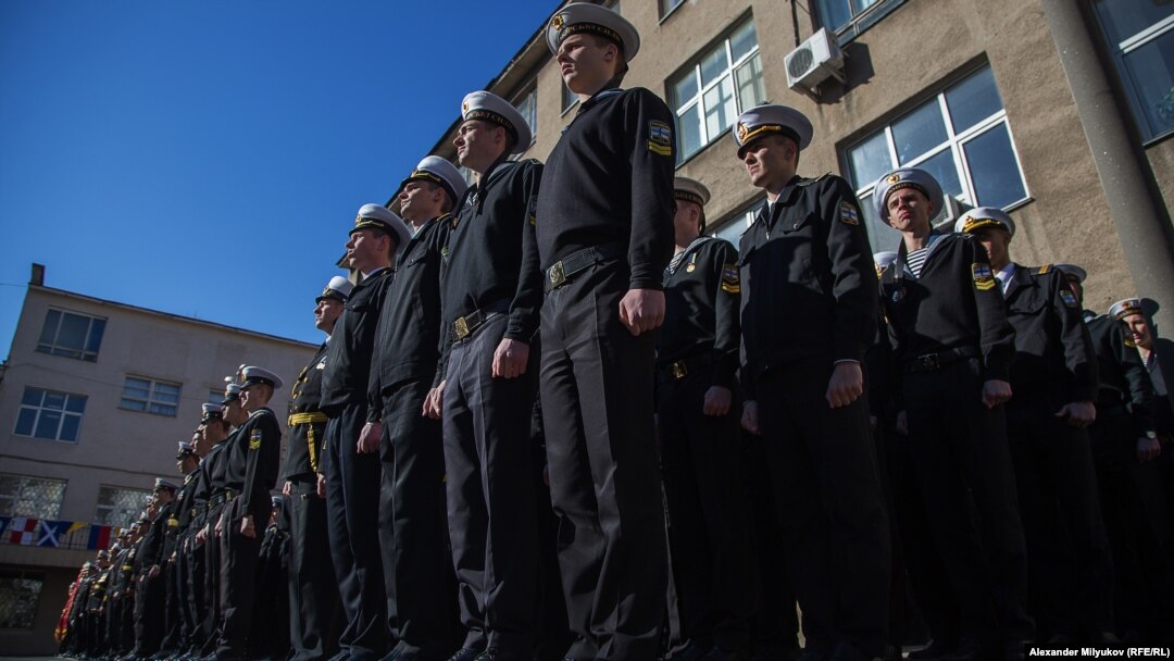 Выпуск флотских офицеров в Институте ВМС в Одессе, 31 марта, 2017