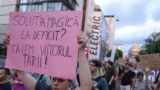 Protest al studenților referitor la reducerea sumelor acordate burselor școlare