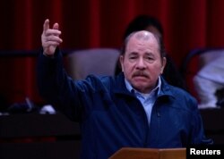 Predsjednik Nikaragve Daniel Ortega, čija je vlada rekla da je oslobađanje sveštenika proizašlo iz pregovora s Vatikanom.